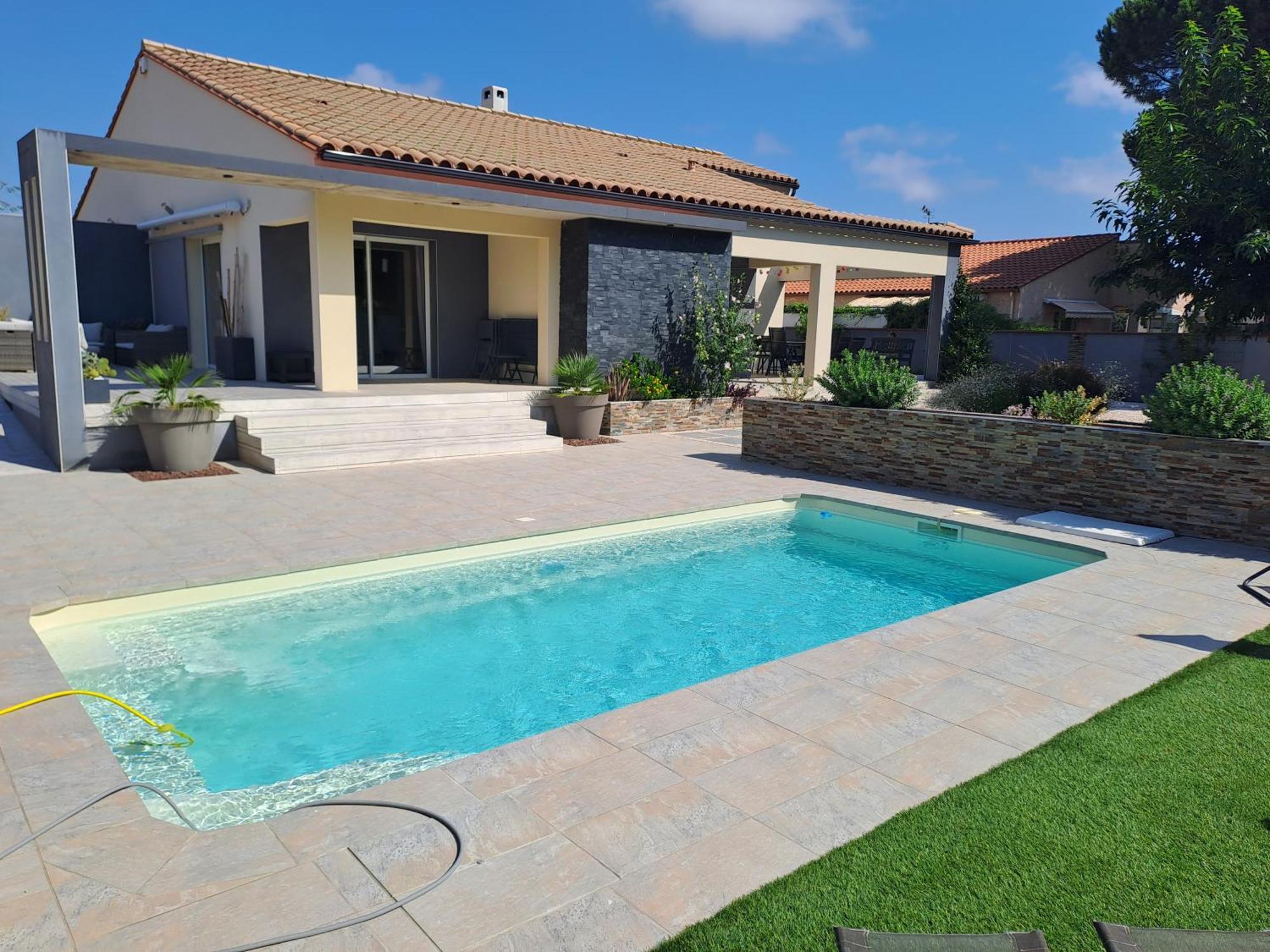 Belle Villa Avec Piscine Vue Montagne A 10 Mn De La Mer A Argeles Extérieur photo